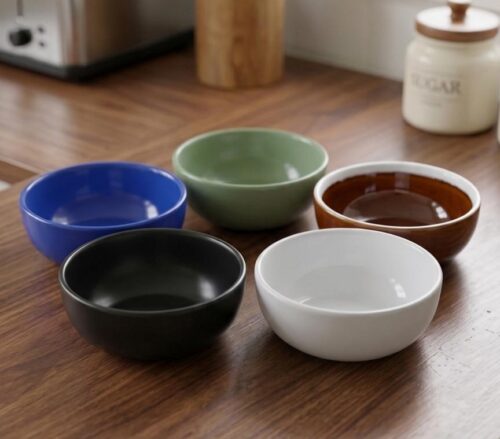 BUNDLE OF 5 - CERAMIC BOWL - 5"