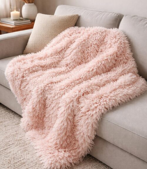WARM & CLASSIC FLUFFY THROW - 150 X 200CM - Image 2
