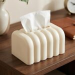 PLASTIC RIB DESIGN TISSUE BOX