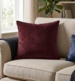 VELVET SCATTER CUSHION W/PIPING - 60 X 60 - Image 2