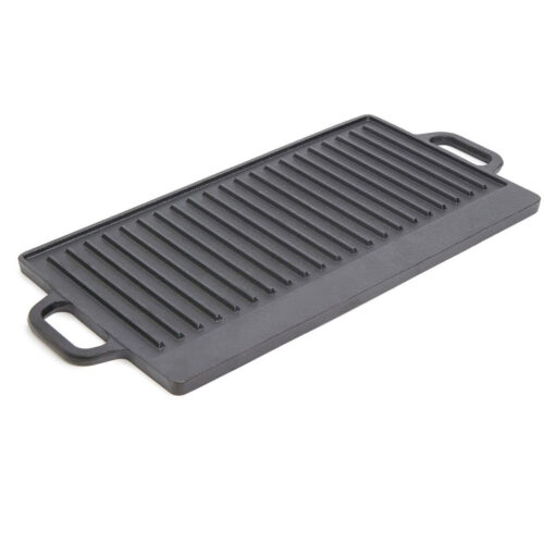 MINHAJ CAST IRON GRIDDLE- 51X24 CM