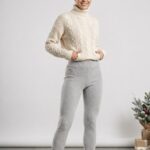 Cosy Ribbed Legging- Grey