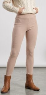 Cosy Ribbed Legging-Nude Pink
