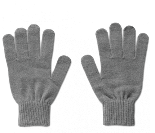 PLAIN KNITTED GLOVES