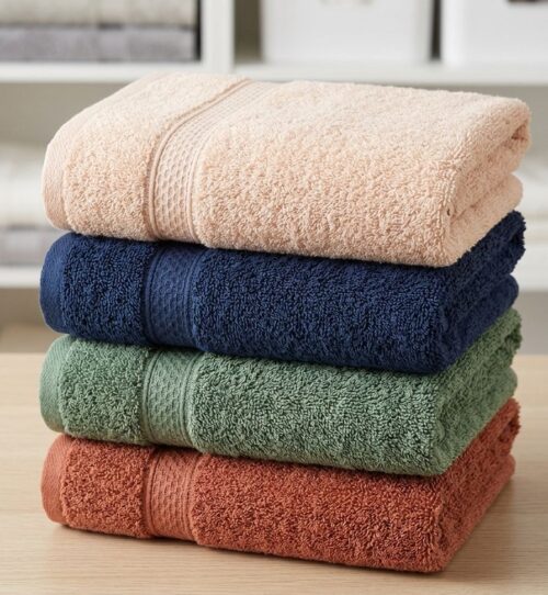 BUNDLE OF 4 - GUEST TOWEL ASSORTED - 12X20