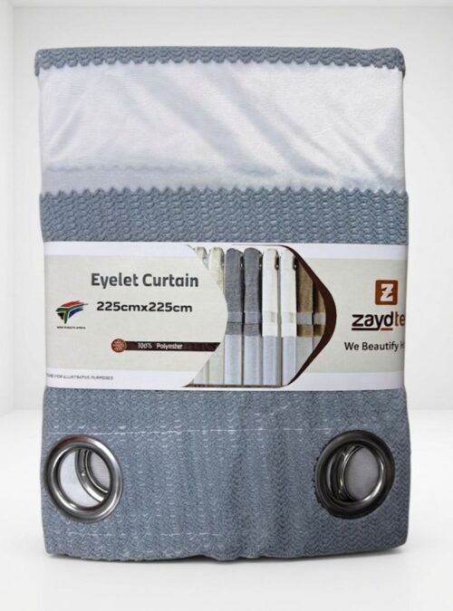 ZAYDTEX CECILE UNLINED EYELET CURTAIN - 225 X 225