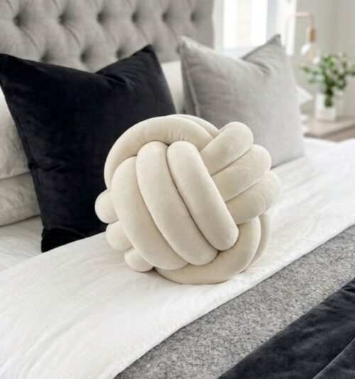 SCATTER CUSHION KNOT BALL - 27CM - Image 2