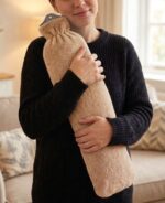 LONG HOT WATER BOTTLE W/ASST FLUFFY COVER - Image 3