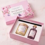 EASTERN SCENTS CANDLE & DIFFUSER FRAGRANCE 2PC SET - BERRY&ROSE