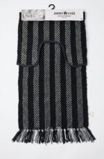 HOME SAZZ 2PC COTTON BATHROOM MAT W/TASSELS - Image 4