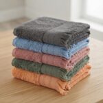BUNDLE OF 5 - FRINGE TOWEL ASSORTED