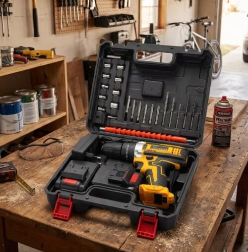 WhatsApp Image 2026-06-10 at 11.56.51 YOVLET CORDLESS ELCTRIC DRILL - 26V - Image 1