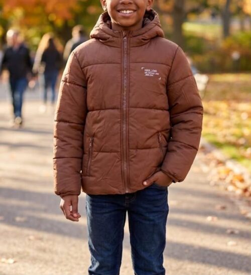 JACK OF SPADE ERTH LGND BOYS HOODED PUFFER JACKET