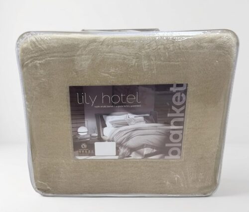 LILY HOTEL BLANKET QUEEN - 220 X 250CM - Image 2