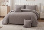 MFD 5PC FAUX FUR BED SPREAD -  240 X 260CM - Image 2