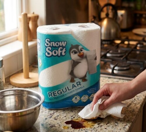 WhatsApp Image 2026-06-19 at 15.06.27 BUNDLE OF 3 - SNOW SOFT KITCHEN PAPER TOWEL - 2'S - Image 1