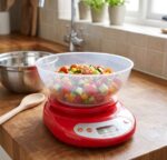 DIGITAL KITCHEN SCALE W/BOWL - 1/10KG