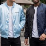 BUNDLE OF 2 - BOOHOO MENS L/S SATIN BOMBA  JACKET - FULL ZIP/BUTTON UP