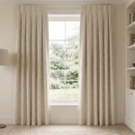 TAPED UNLINED CURTAINS 2PK  -140 X 218 - STYLE 1