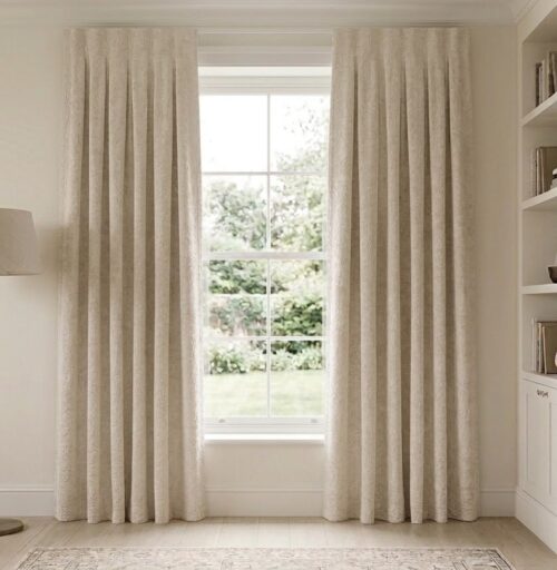 TAPED UNLINED CURTAINS 2PK  -140 X 218 - STYLE 1