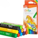 DELI COLORUN OIL PASTELS - 12