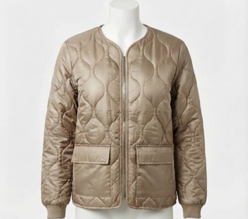 BOOHO MENS L/S FULL ZIP QUILTED JACKET W/FRONT POCKET - Image 2