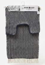 BUNLDE OF 2 - HOME SAZZ 2PC COTTON BATHROOM MAT W/TASSELS - Image 4