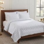 CARDUCCI MATT SATIN 5PC QUILT SET - 260 X 270CM