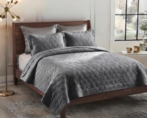 CARDUCCI MATT SATIN 5PC QUILT SET - 260 X 270CM - Image 4