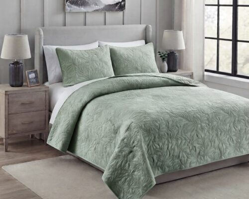CARDUCCI WASHED QUILT 100% COTTON - 260 X 240CM - Image 3