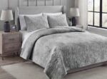CARDUCCI WASHED QUILT 100% COTTON - 260 X 240CM - Image 4