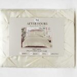 MATT SATIN PINCH PLEAT DUVET COVER SET – QUEEN - Image 2