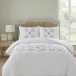 OPUS 1 - 141TC EMBROIDERED DUVET COVER SET – QUEEN- HARPER