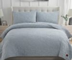 CARDUCCI WASHED QUILT 100% COTTON - 260 X 240CM