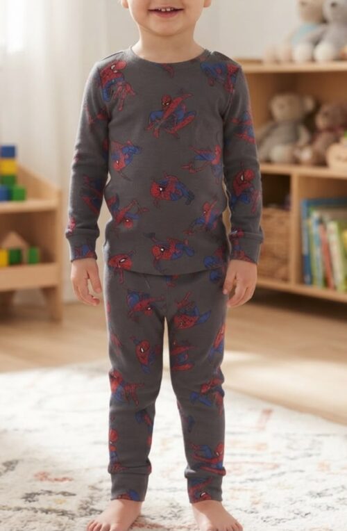 WhatsApp Image 2026-07-30 at 13.54.08 REAL KIDS' 2-PIECE LONG SLEEVE PYJAMA SET WITH PRINTED PANTS - SPIDERMAN - Image 1