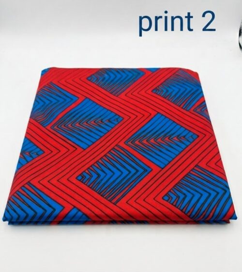 BUNDLE OF 3 - POLYESTER TRADITIONAL MATERIAL - 6 YARDS - Image 2