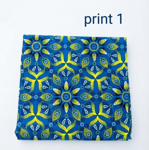 BUNDLE OF 3 - POLYESTER TRADITIONAL MATERIAL - 6 YARDS
