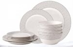 LA OPALA VELVETT 12-PIECE DINNER SET - ASSORTED PRINTS
