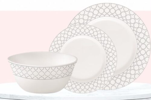 LA OPALA VELVETT 12-PIECE DINNER SET - ASSORTED PRINTS - Image 4