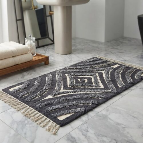 HOME SAZZ TUFTED DIAMOND RUG – 60 X 110CM
