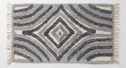 HOME SAZZ TUFTED DIAMOND RUG – 60 X 110CM - Image 3