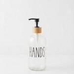 CLEAR GLASS SOAP DISPENSER  – ASSORTED DESIGN - Image 3
