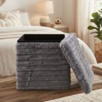 FLUFFY RIB STORAGE BOX – 35 X 35CM