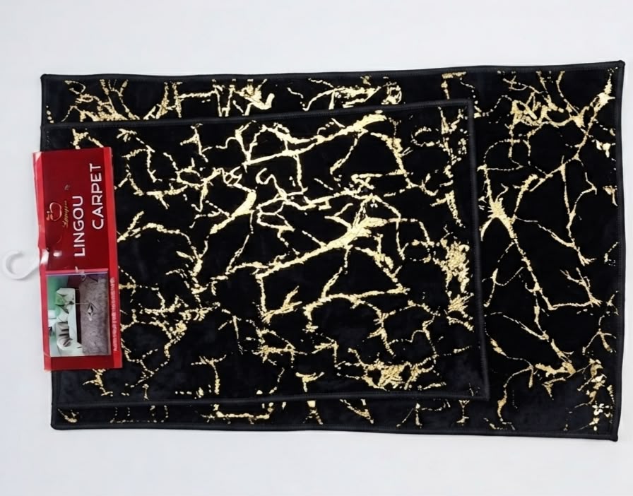 WhatsApp Image 2026-08-13 at 12.52.13 LINGOU CARPET 2-PIECE MARBLE BATHROOM MAT SET - Image 1