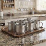 STAINLESS STEEL MUGS – 6 PACK