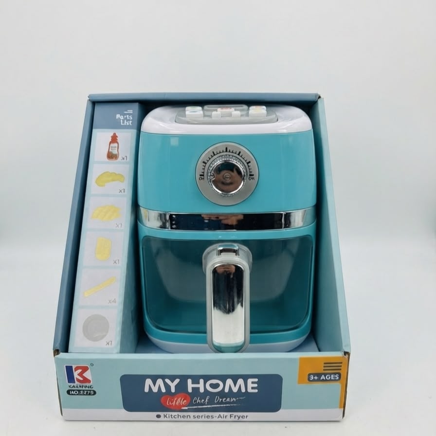 WhatsApp Image 2026-08-14 at 15.59.11 MY HOME TOY AIR FRYER WITH ACCESSORIES – BATTERIES NOT INCLUDED - Image 1