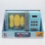 MY HOME TOY MICROWAVE OVEN WITH ACCESSORIES – BATTERIES NOT INCLUDED