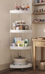 MULTI-PURPOSE 4-TIER TRIANGULAR SHELF