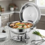 HIGH-QUALITY BUFFET HOT POT WITH STAINLESS STEEL FOOD WARMER - 5L