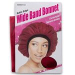 SATIN WIDE-BAND BONNET – ASSORTED COLOURS